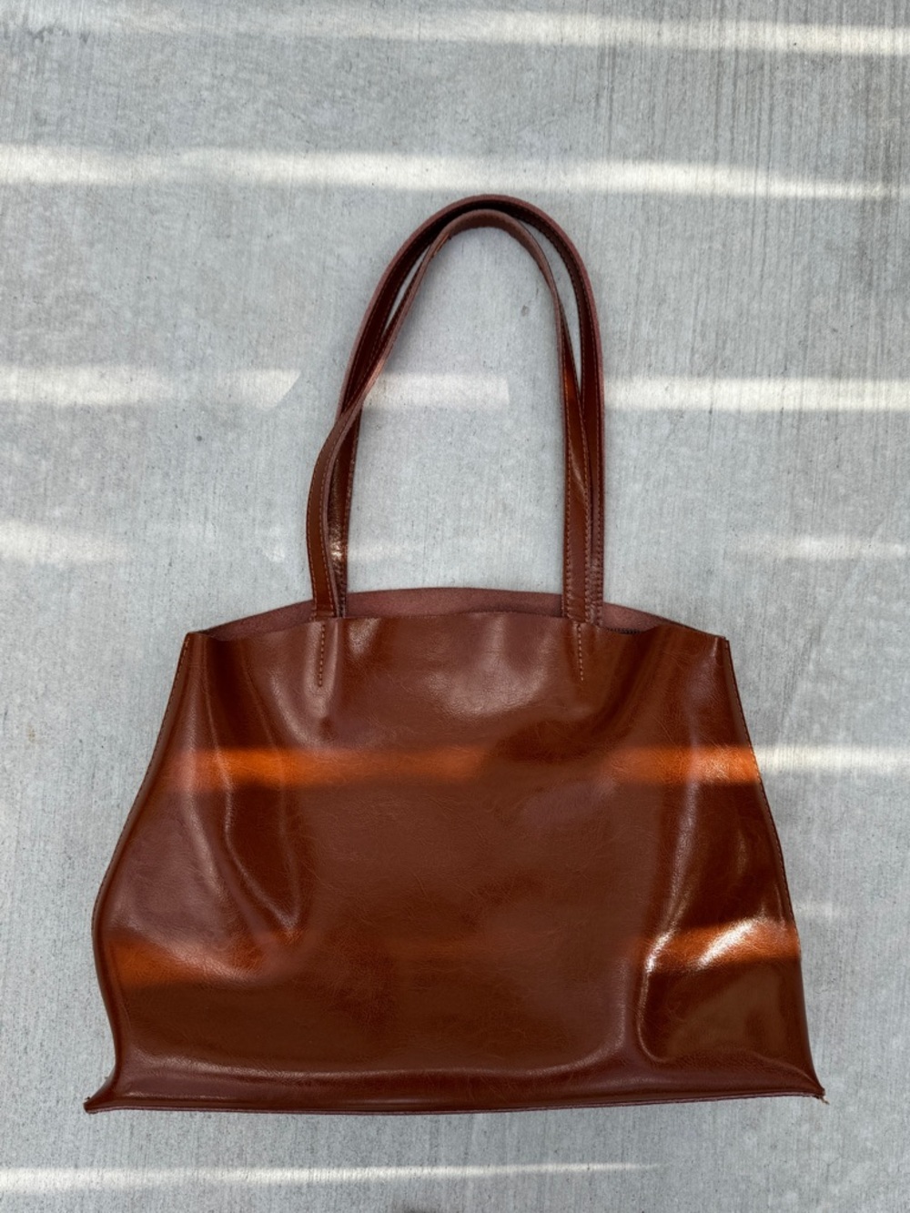 Beautiful Handmade Brown Calfskin Leather Tote